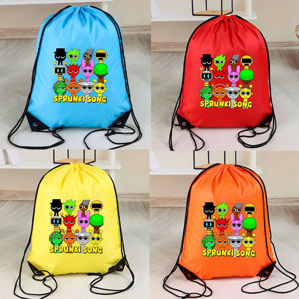 Basketball Arcade Game - Borsa con coulisse Sprunki, Zaino sportivo