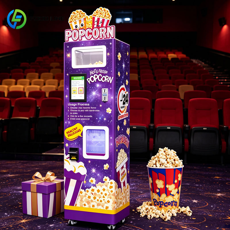 Popcorn Vending Machine - Distributore Automatico di Popcorn a Moneta