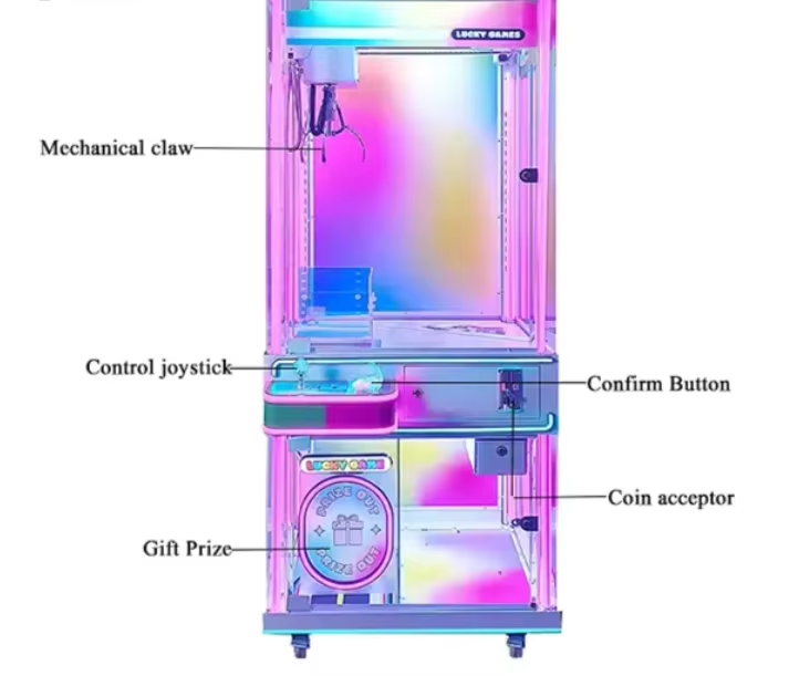 Japanese Arcade Vending Machine - Macchina per gru giocattolo alimentata dalla