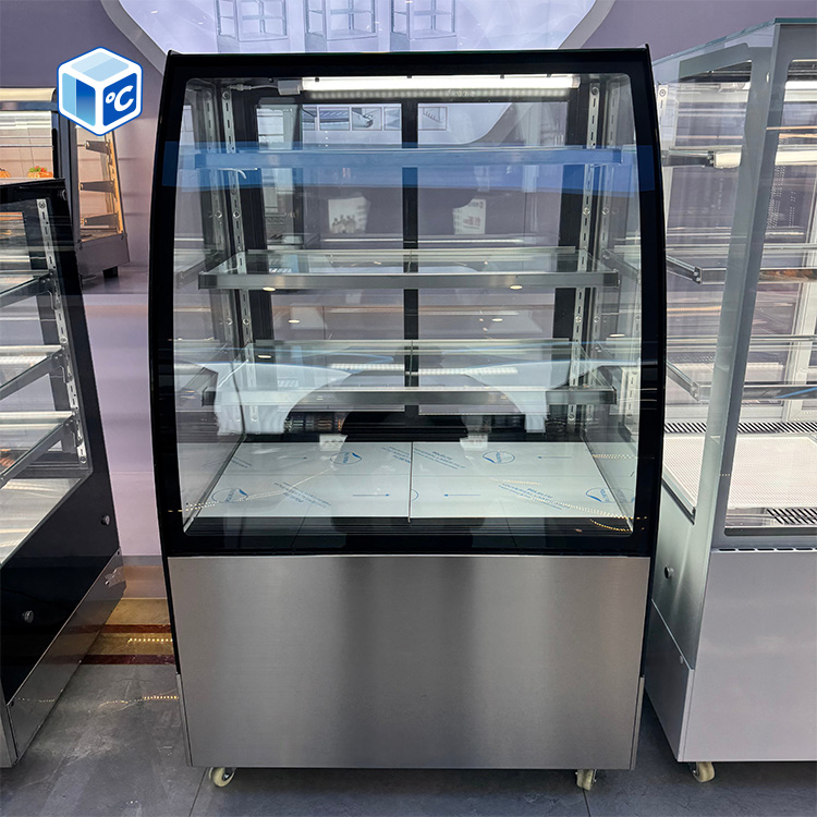 Glass Cabinet Display - Vetrina Refrigerata Commerciale a 2 Ripiani