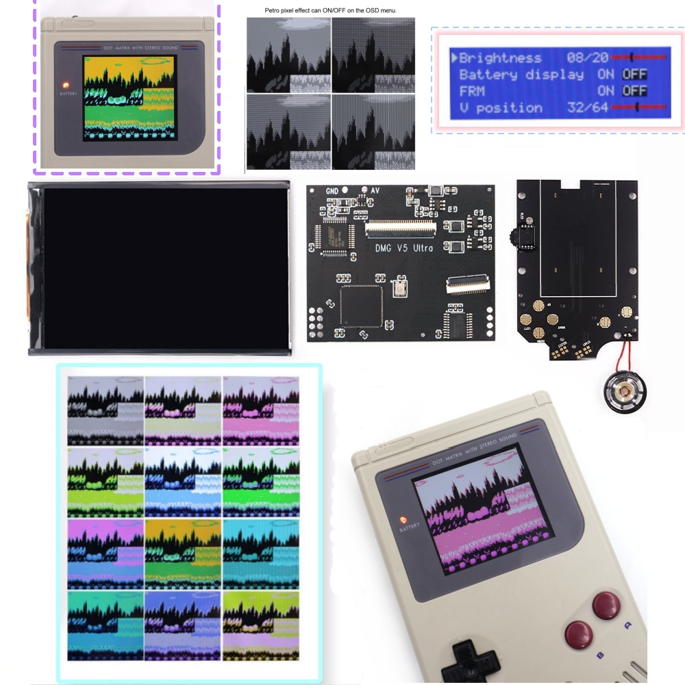 Lcd Screen Arcade - Schermo RIPS con 36 modalità di