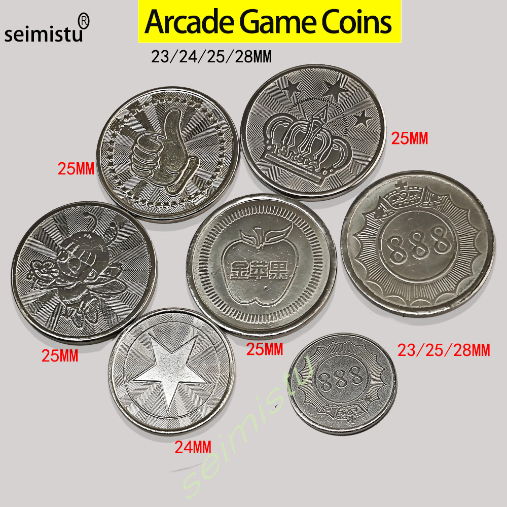 Arcade Ticket Machine - 100 pezzi in acciaio inossidabile 23/24/25mm