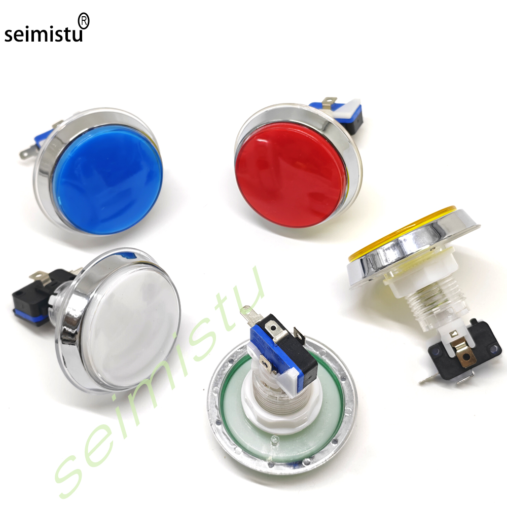 Pulsante LED piatto cromato da - Arcade Games Vending recensione e prezzo