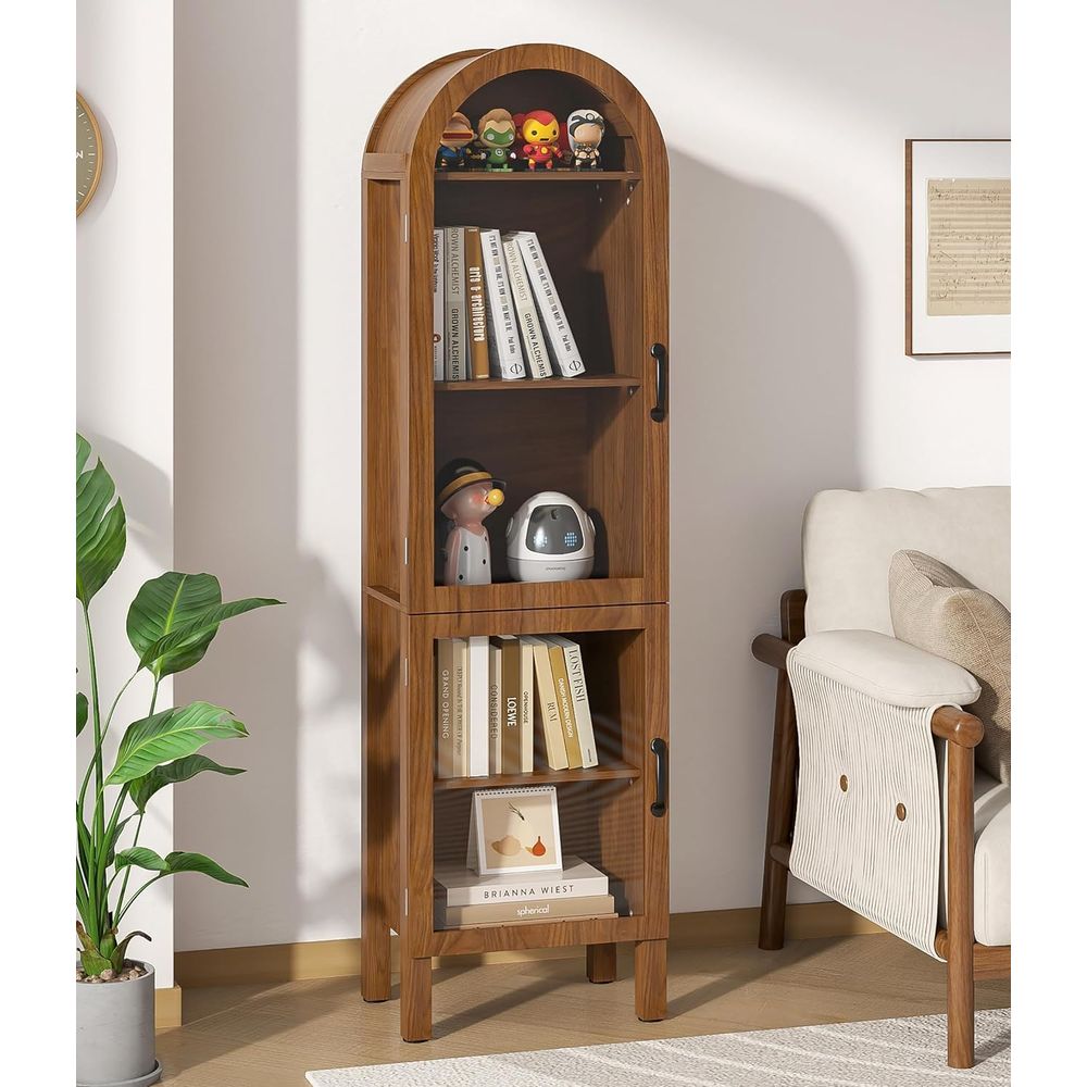Vetrina ad arco alta 64,17 pol - Glass Cabinet Display recensione e prezzo