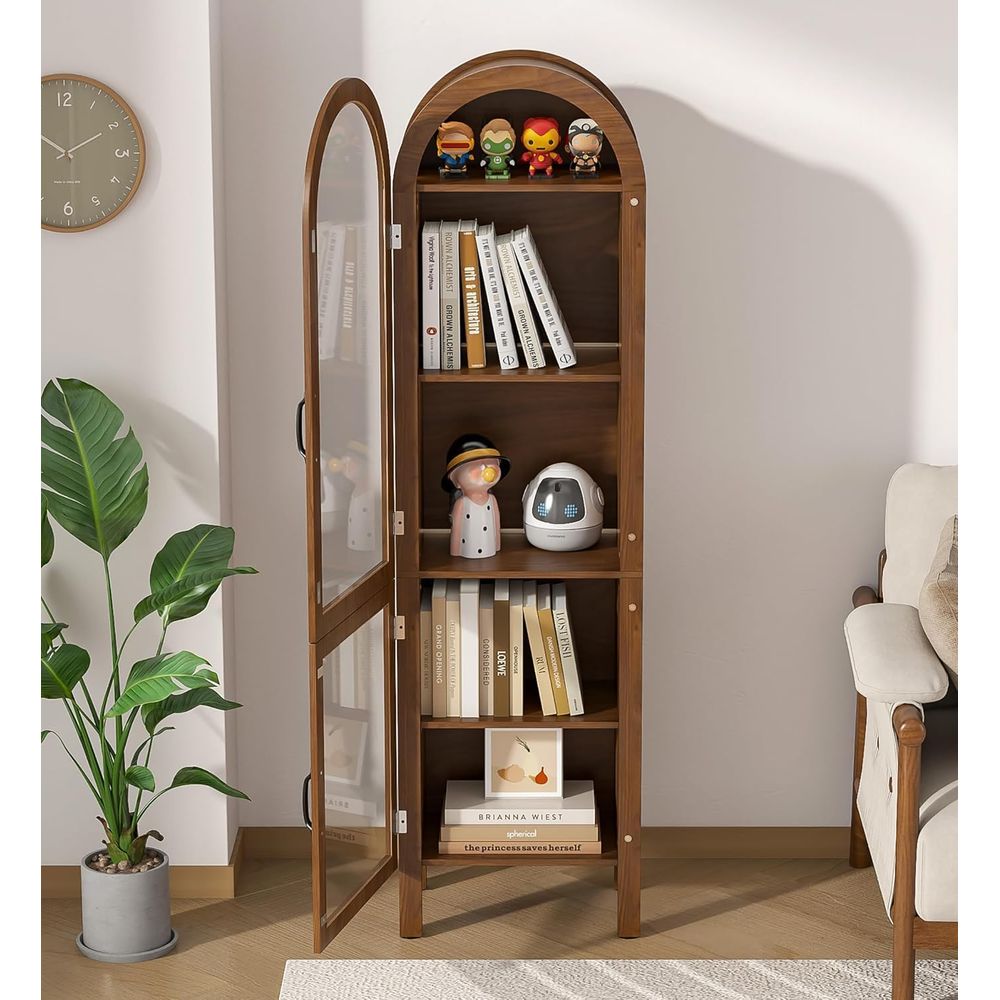 Vetrina ad arco alta 64,17 pol - Glass Cabinet Display recensione e prezzo