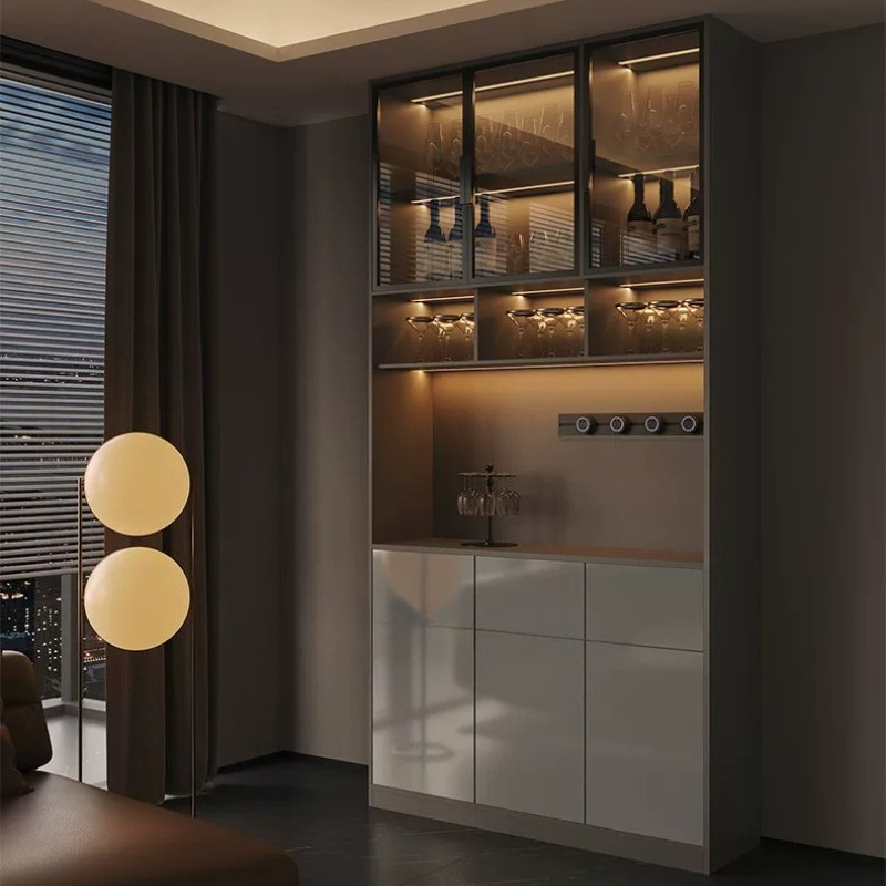 Mobiletto portabottiglie di lu - Glass Cabinet Display recensione e prezzo
