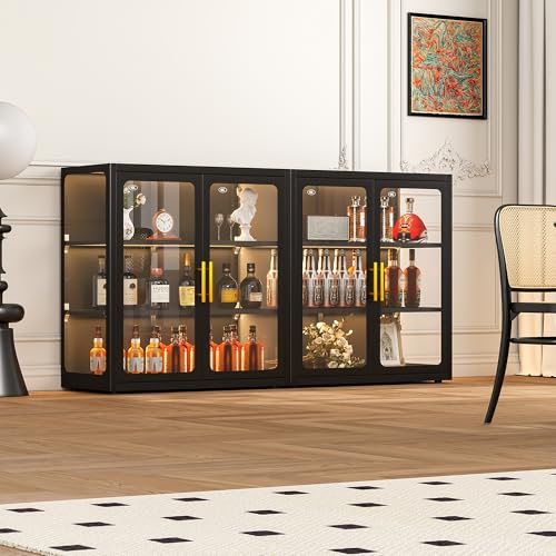 Vetrina con Porte in Vetro e L - Glass Cabinet Display recensione e prezzo