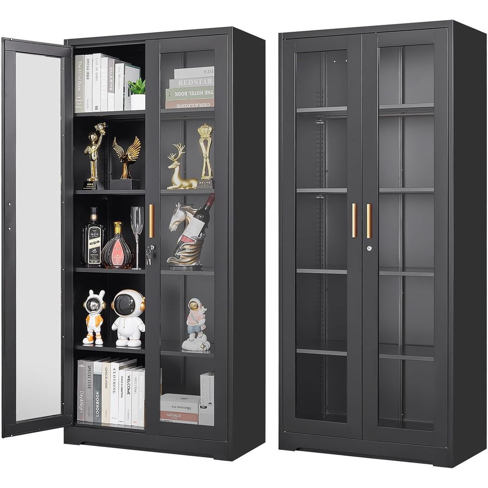 Vetrina in Vetro con Serratura - Glass Cabinet Display recensione e prezzo