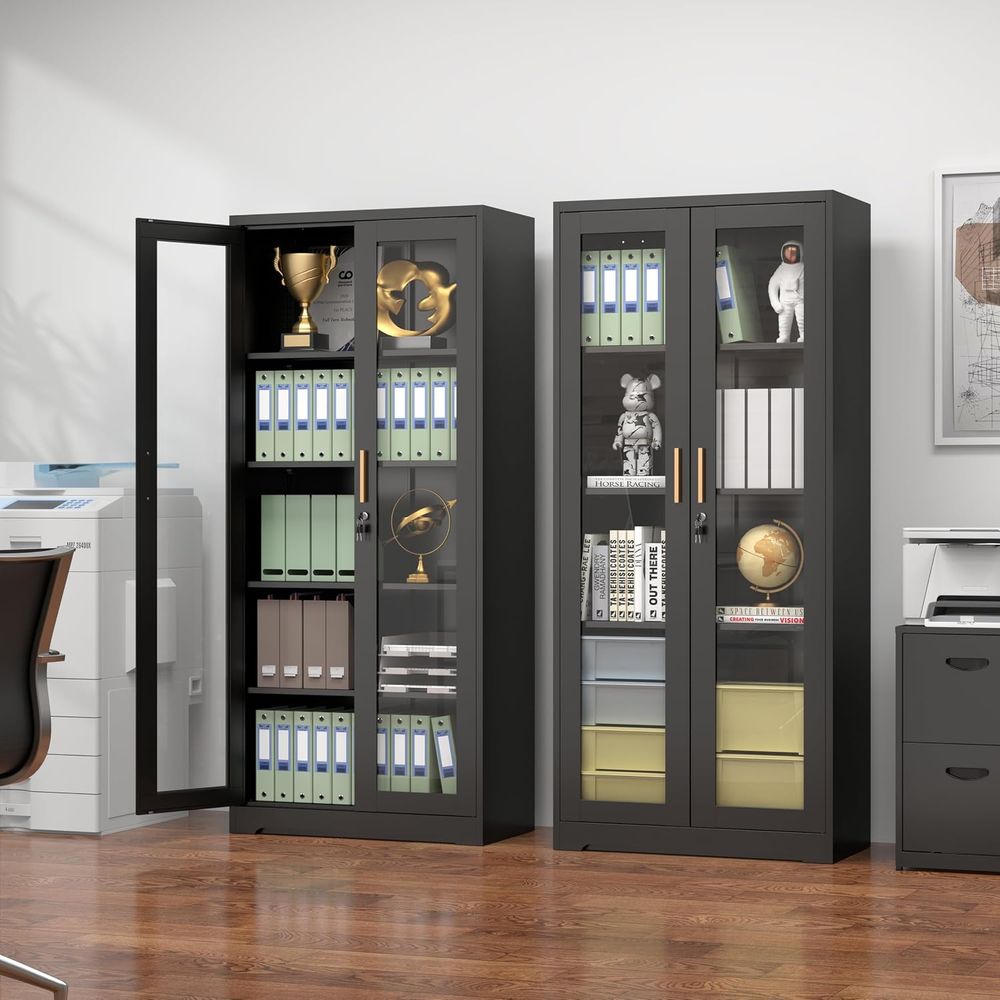 Vetrina in Vetro con Serratura - Glass Cabinet Display recensione e prezzo