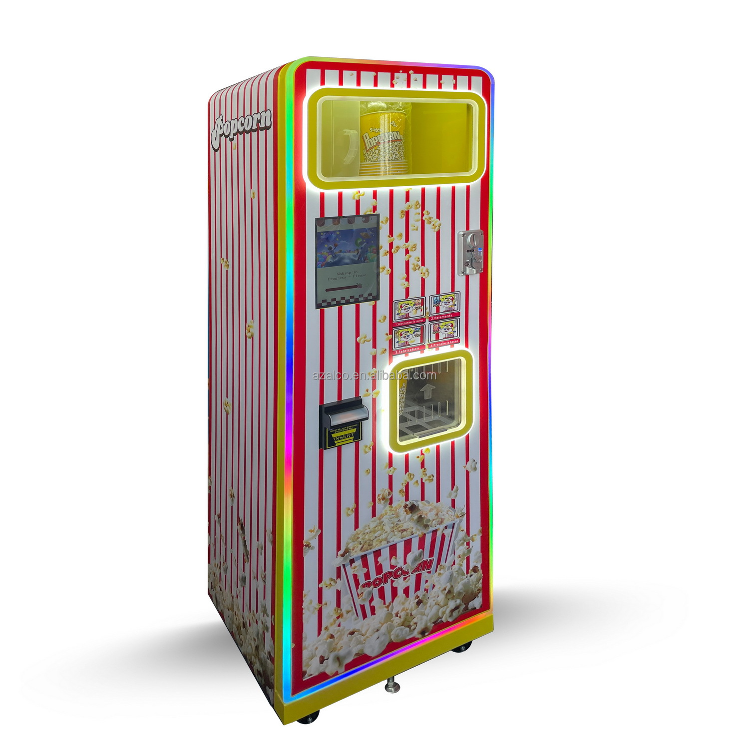 Macchina per popcorn commercia - Popcorn Vending Machine recensione e prezzo