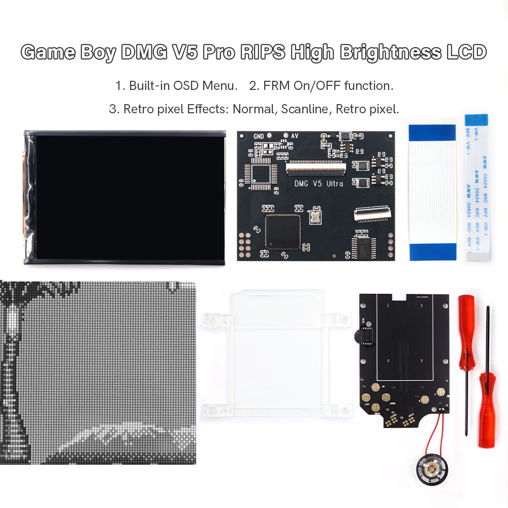HISPEEDIDO Per GB Dmg V5 Pro,  - Lcd Screen Arcade recensione e prezzo
