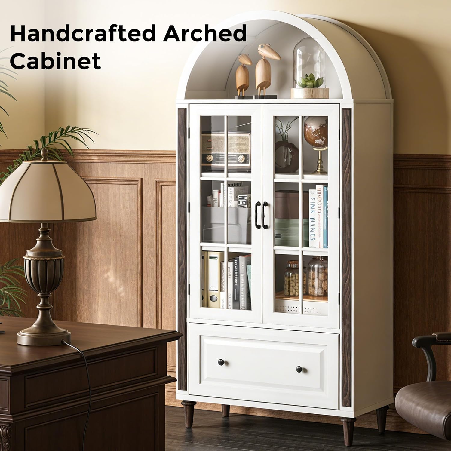 Libreria ad arco artigianale d - Glass Cabinet Display recensione e prezzo
