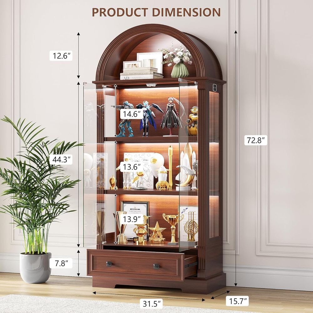 Vetrinetta con Porta in Vetro  - Glass Cabinet Display recensione e prezzo