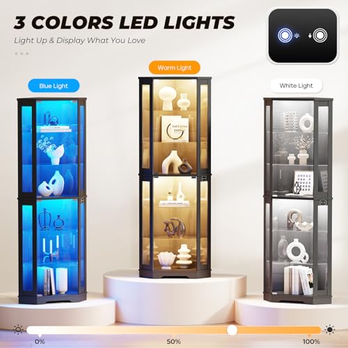 Vetrina Angolare Alta 71 Polli - Glass Cabinet Display recensione e prezzo
